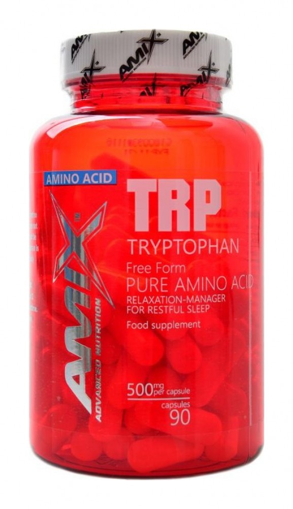 L-Tryptophan 500 mg 90 kapslí TRP Tryptophan