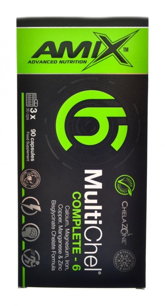 Multichel Complete 6 chelate 90 kapslí