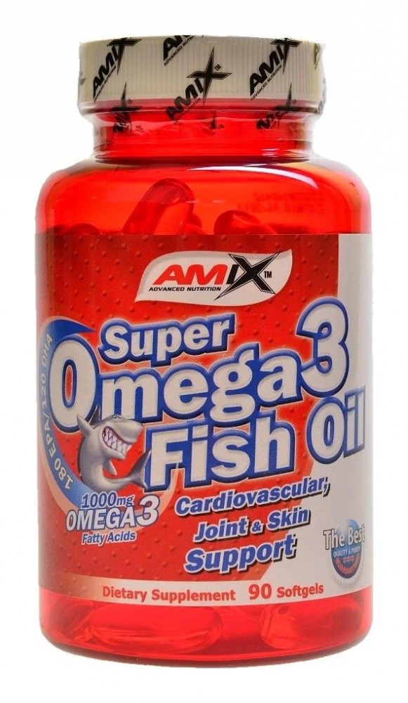 Super Omega 3 fish oil 1000 mg 90 kapslí