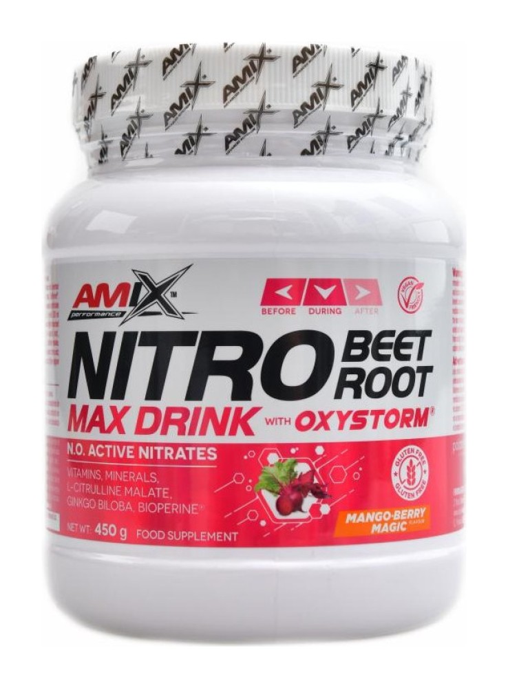 Nitro beet root max powder drink xith oxystorm 450 g