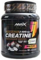 Black line Creatine creapure 2500mg chewable tabs zero sugar 60 tablet multiflavors 