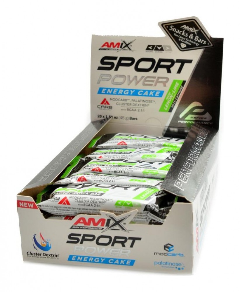 Sport Power Energy Snack Bar s kofein. 20x45g