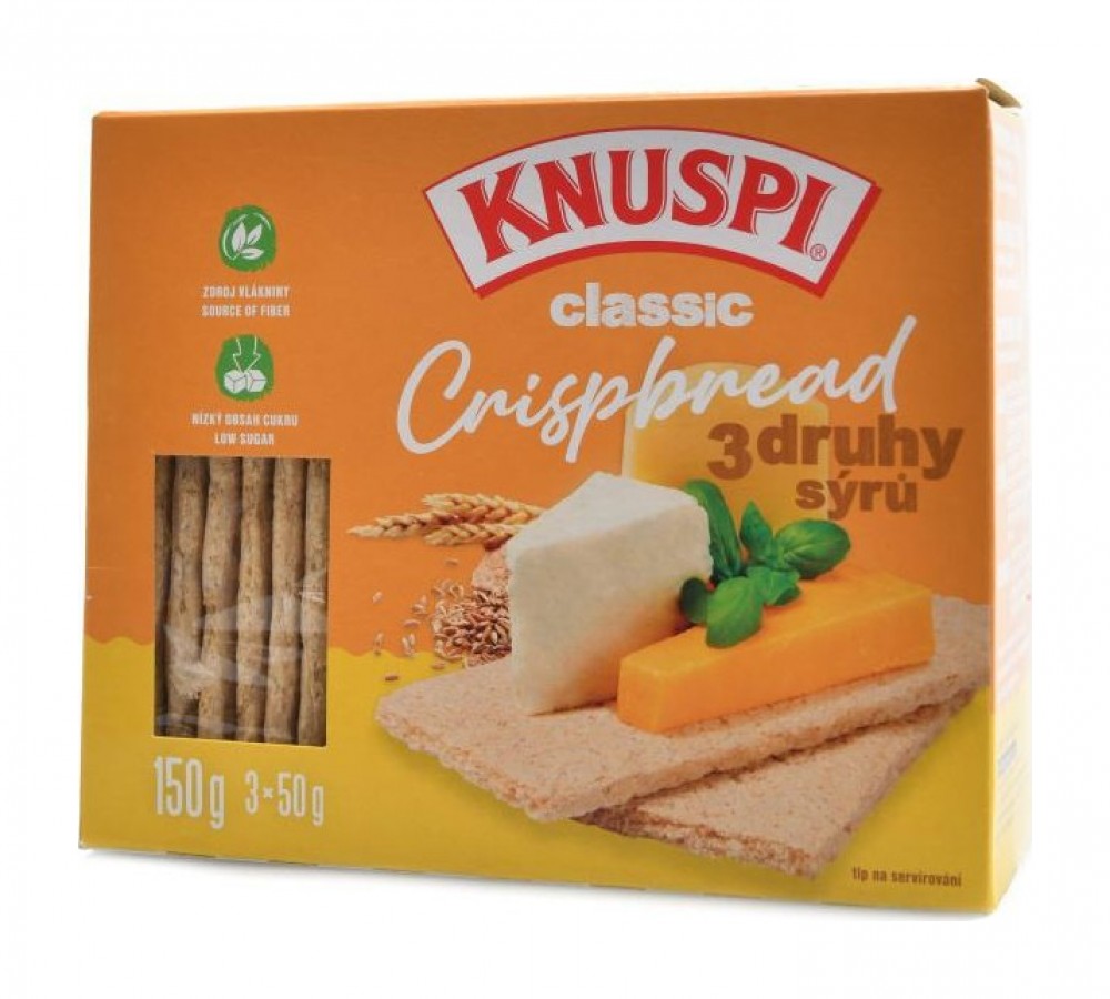 Knuspi crispbread 150g sýr