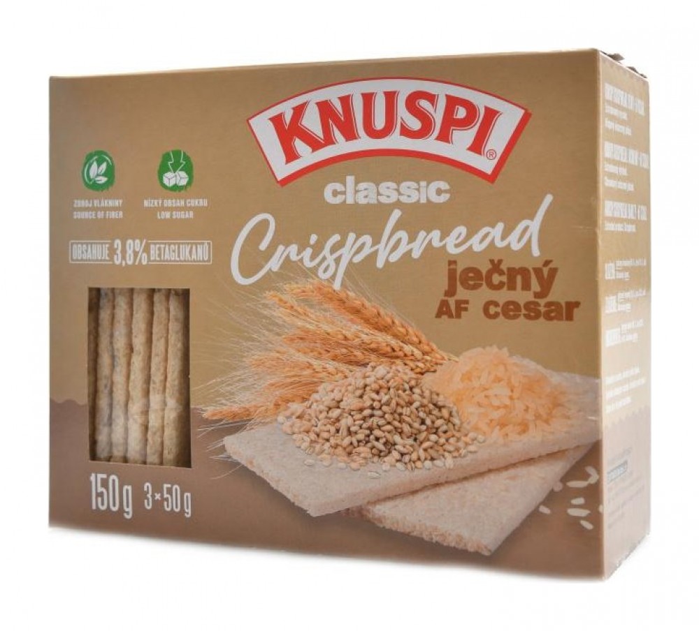 Knuspi crispbread 150g ječný