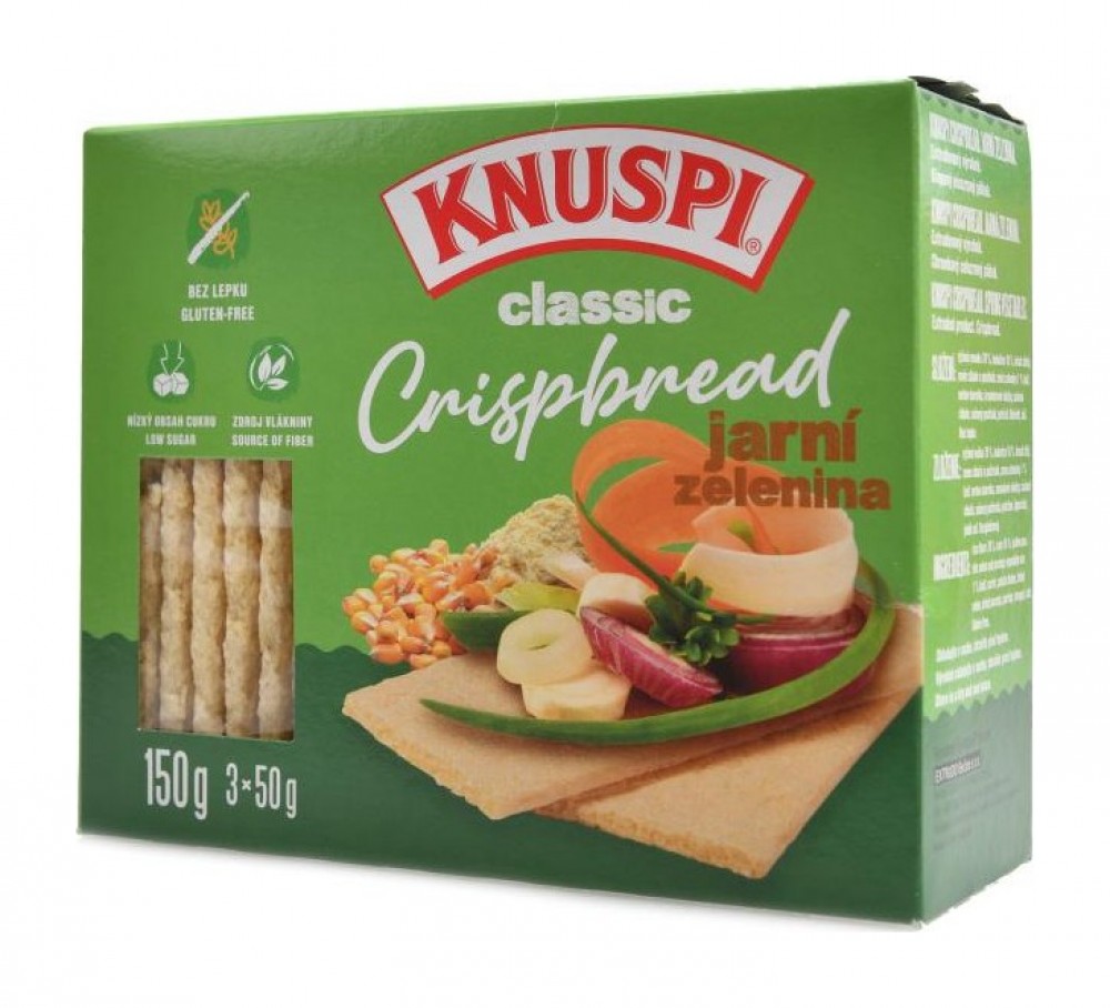 Knuspi crispbread 150g jarní zelenina