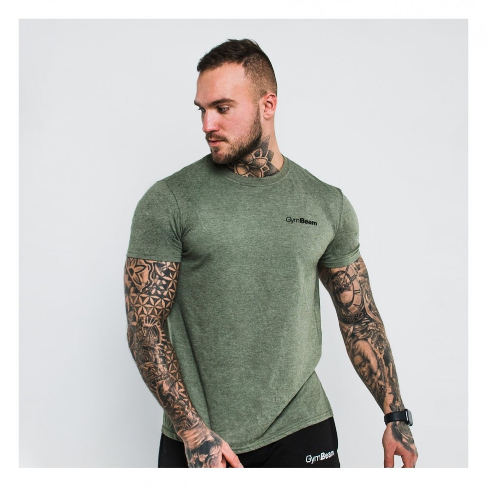 Tričko Basic Heather Military 