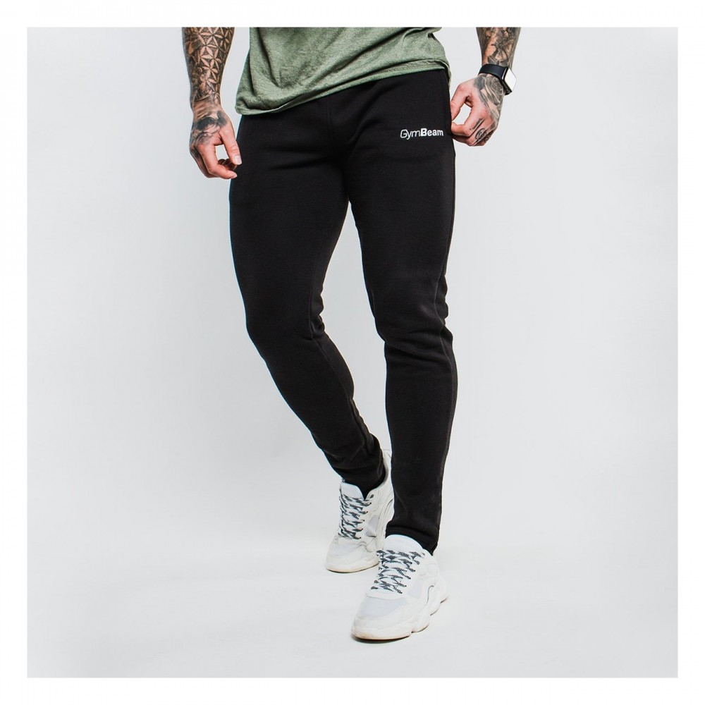 Tepláky Slimfit Black 