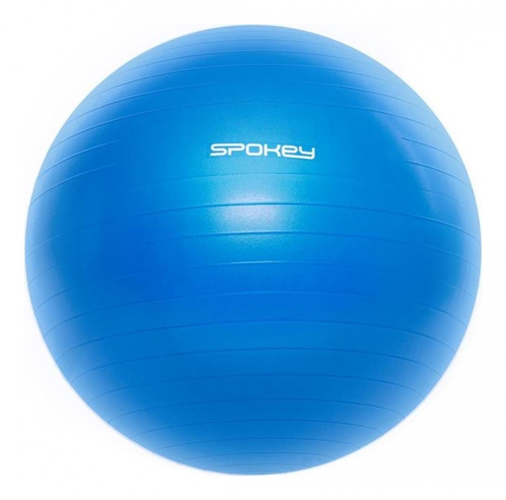 FITBALL III - Gymnastický míč 75 cm včetně pumpičky, modrý