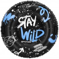 STAY WILD Nafukovací sněžný kluzák ve tvaru kola 