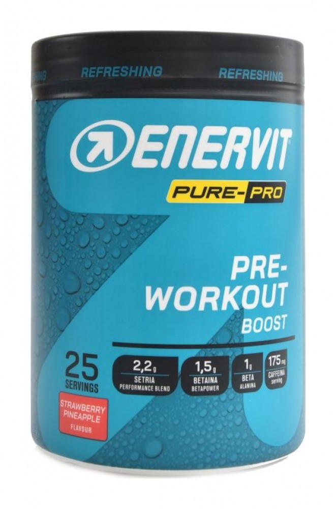 Enervit Pre-workout boost jahoda s ananasem 313 g