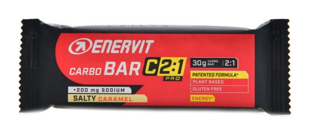 Enervit carbo bar C2:1 PRO se sodíkem 30g slaný karamel