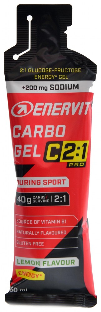 Enervit Carbo gel C 2:1 se sodíkem 60 ml citron