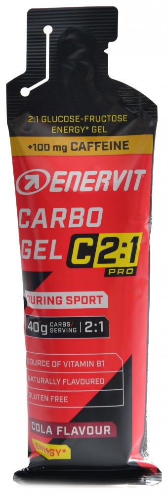 Enervit Carbo gel C 2:1 s kofeinem 60 ml cola