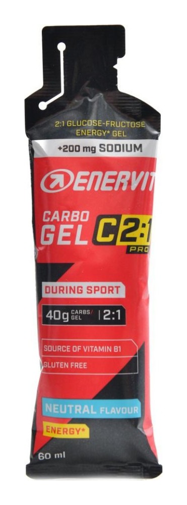 Enervit Carbo gel C 2:1 se sodíkem 60 ml neutrální