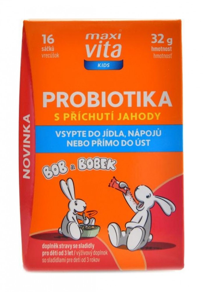 MaxiVita kids probiotika 16 sáčků