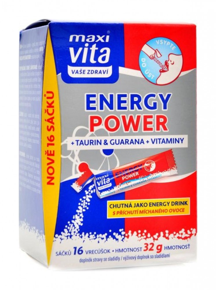 MaxiVita Energy Power stick pack 16 sáčků 32 g