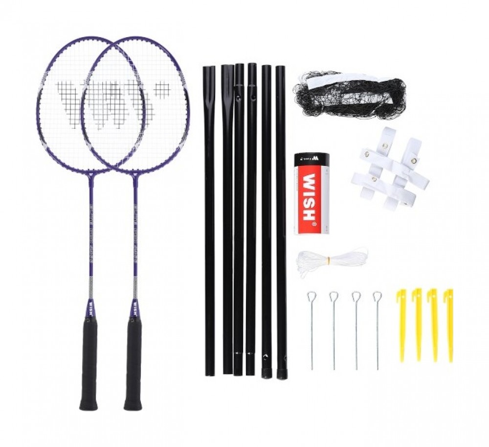 Sada raket na badminton Alumtec 4466, fialová