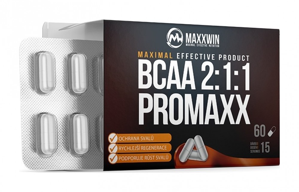 BCAA PROMAXX 2:1:1 60 kapslí