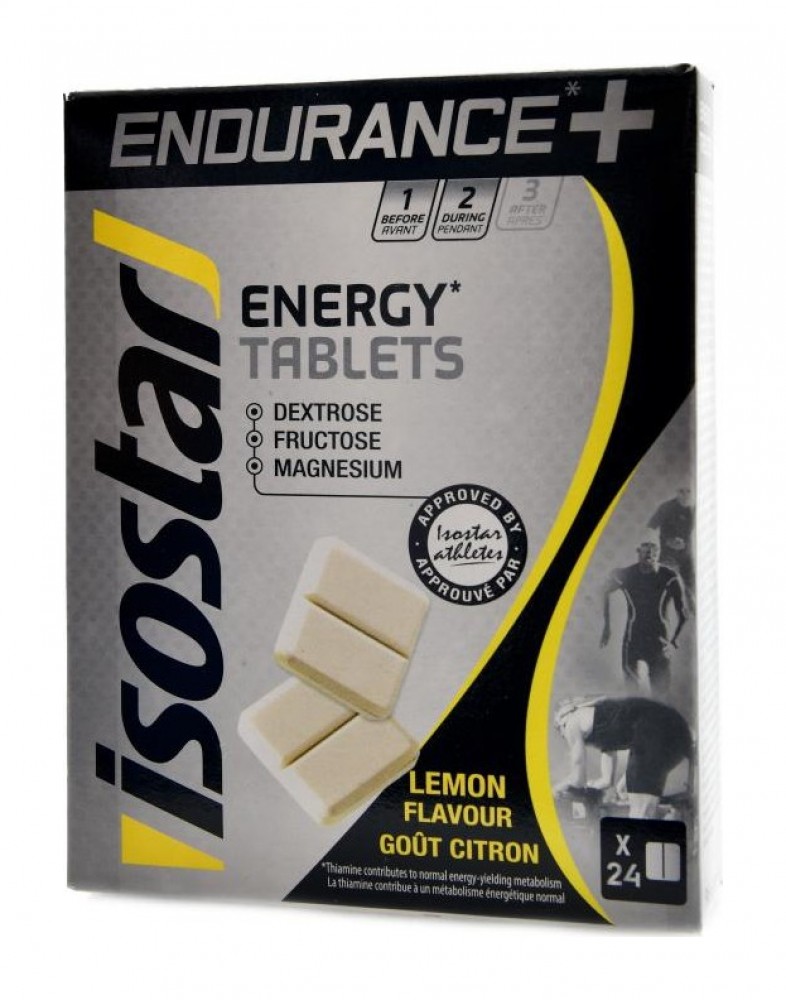 Isostar endurance energy 24 tablet citron