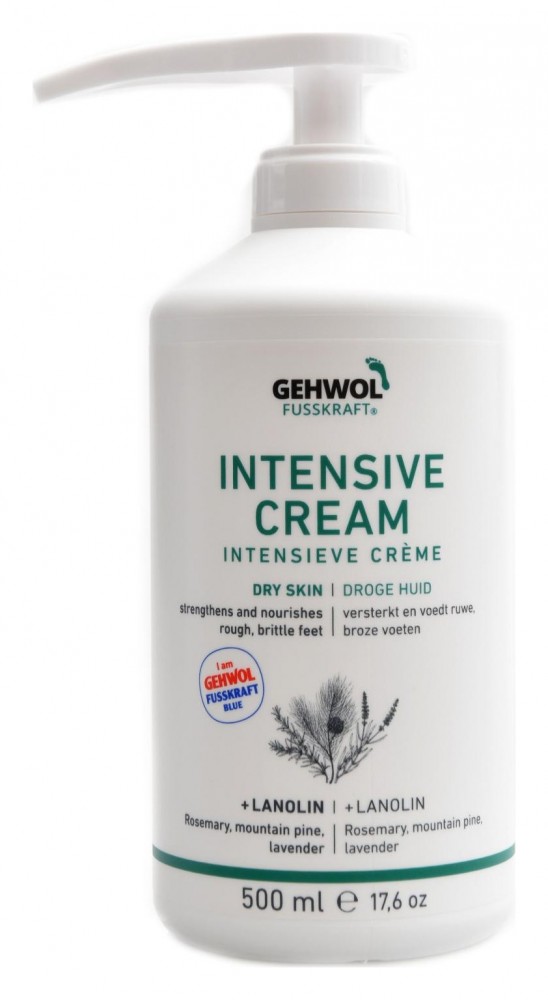 Intensive creme 500ml s pumpou dry skin + lanolin