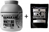 Whey 80 Protein 2000g + Namakanej Whey WPC 80 Protein 500g 