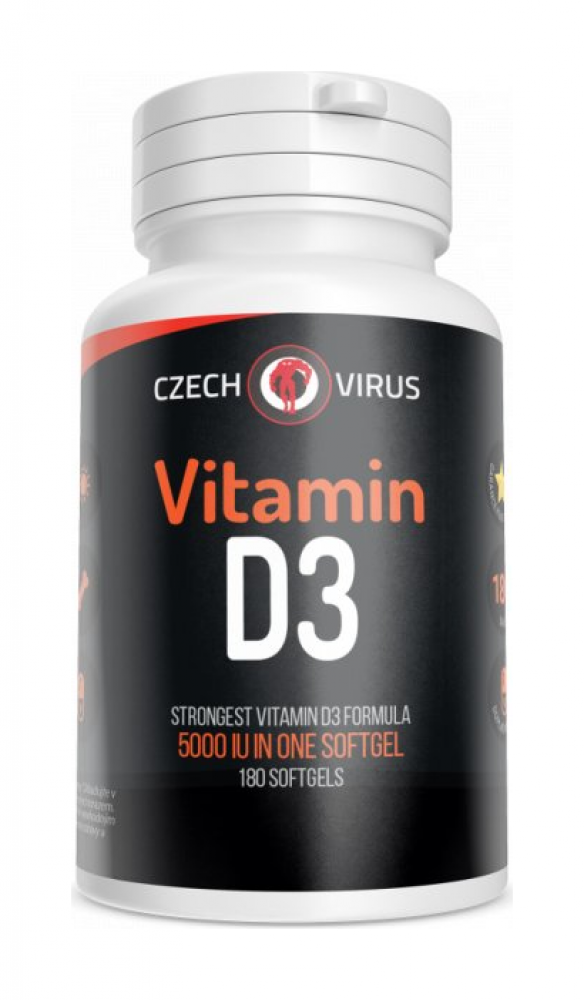 Vitamin D3 180 kapslí
