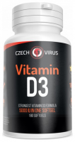 Vitamin D3 180 kapslí 