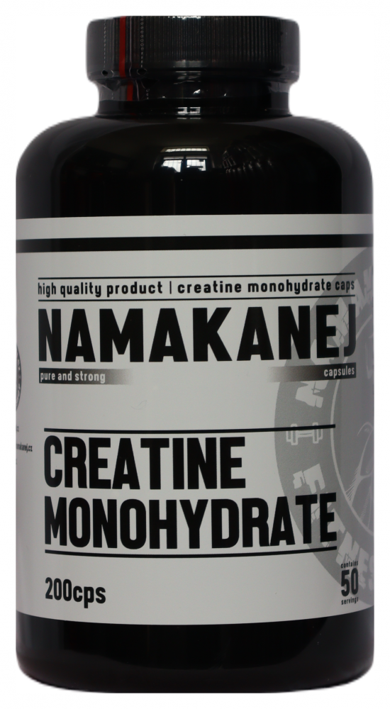 Creatin monohydrate 200 kapslí