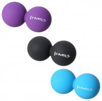 Dvojitý masážní míč BLC02 fialový - Lacrosse Ball 