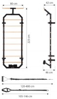 Multifunkční žebřiny DW2708 