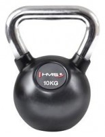 Vinylový kettlebell s chromovaným úchopem KGC 10 kg 