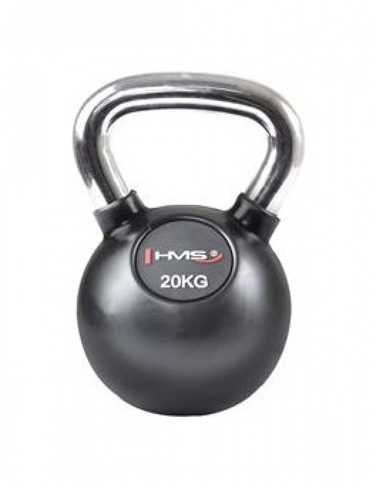 Vinylový kettlebell s chromovaným úchopem KGC 20 kg