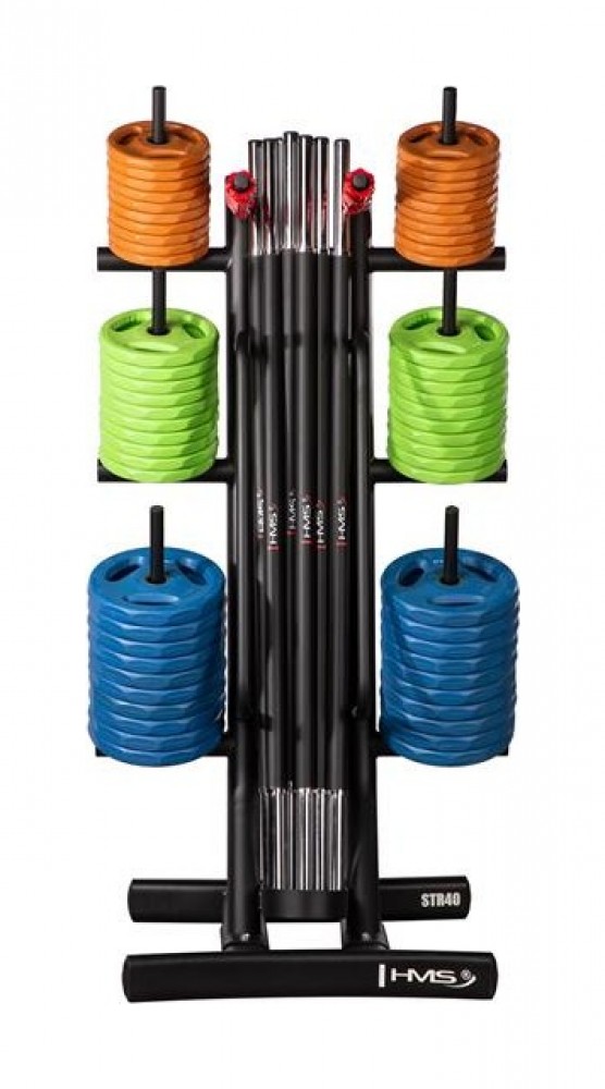 Sestava 10 sad na Body pump SBP22 a stojanu STR40