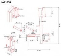 Nastavitelná ramena Jammer Arms JAR1050 