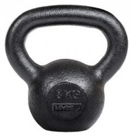 Litinový kettlebell KZG08 8 kg, černý 