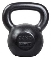 Litinový kettlebell KZG24 24 kg, černý 