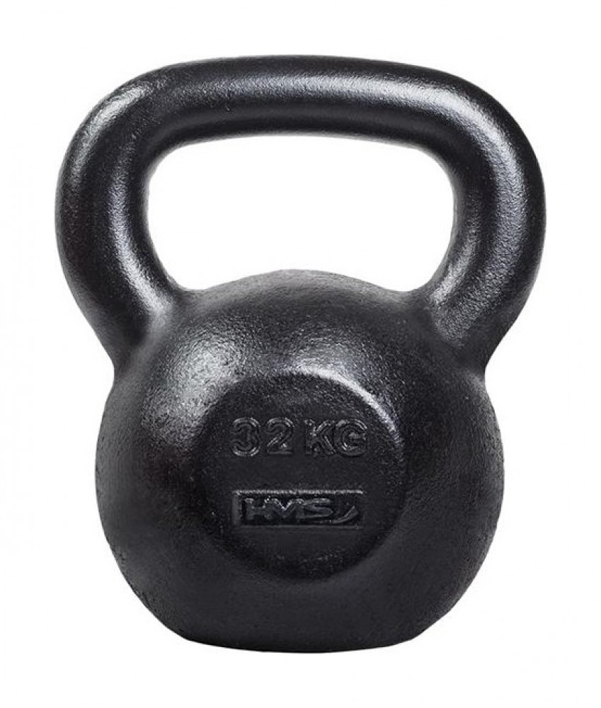 Litinový kettlebell KZG10 10 kg, černý