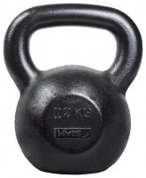 Litinový kettlebell KZG10 10 kg, černý 