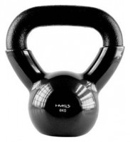 Kettlebell pokrytý vinylem KNV06 6 kg, černý 