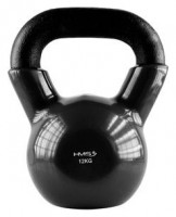 Kettlebell pokrytý vinylem KNV12 12 kg, černý 