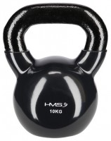 Kettlebell pokrytý vinylem KNV10 10 kg, černý 