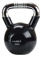 Kettlebell s chromovaným úchopem KTC 20 kg černý 