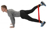 Fitness guma GU04 červená 