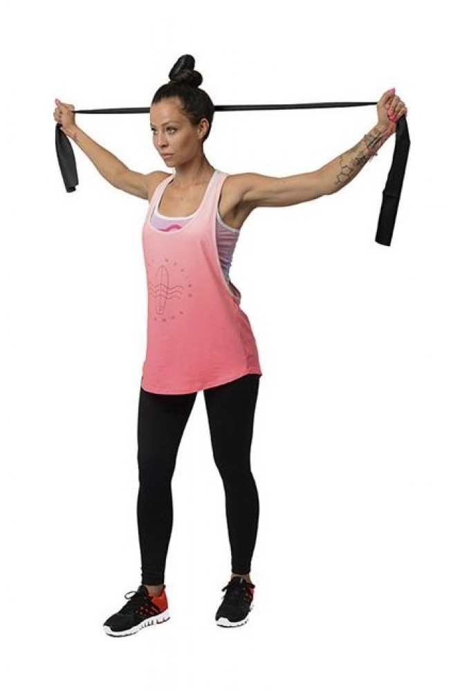 FITNESS GUMA TP01 ČERNÁ 