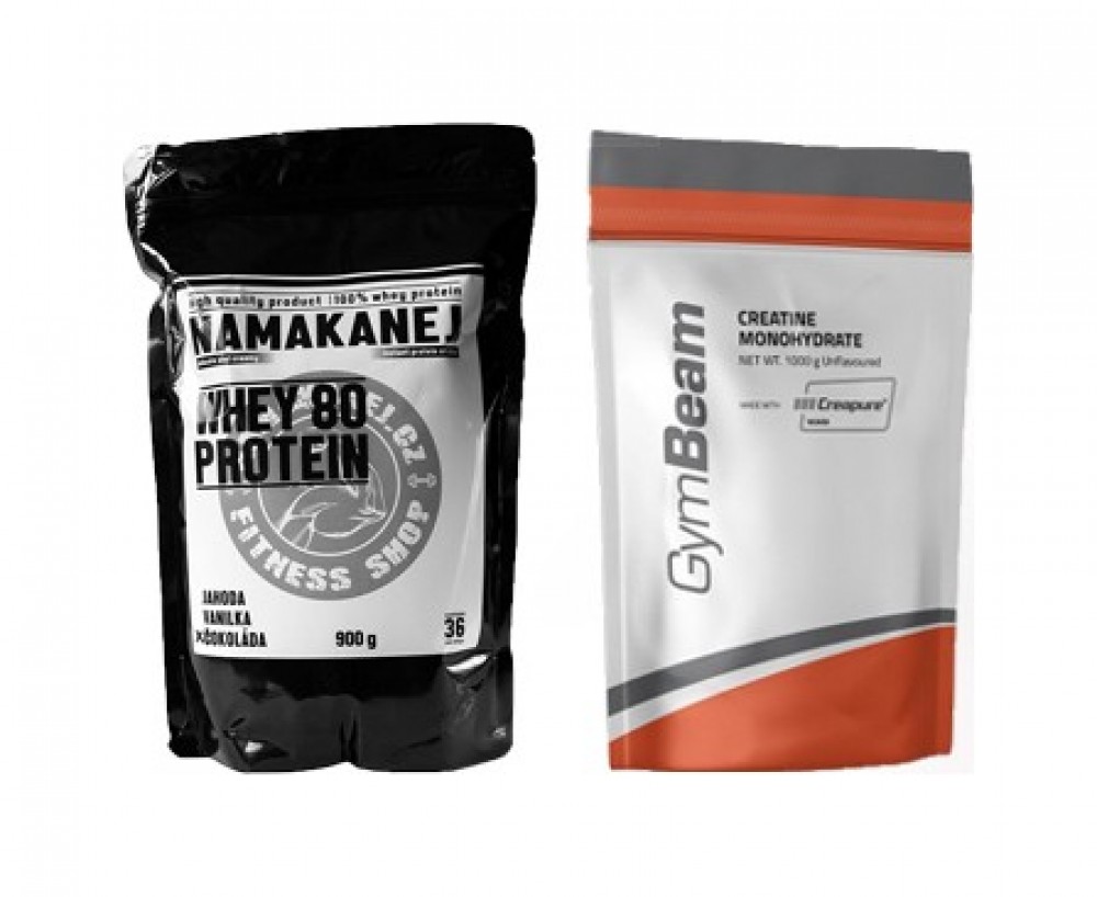  Kreatin 1kg + Namakanej Protein 900g 