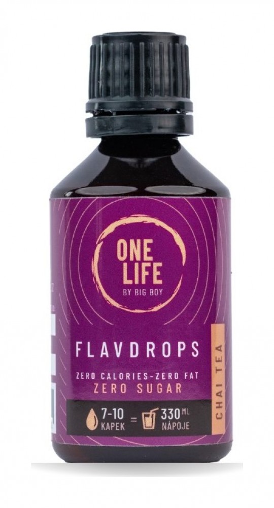 ONE LIFE FLAVOUR DROPS CHAI TEA 50ML