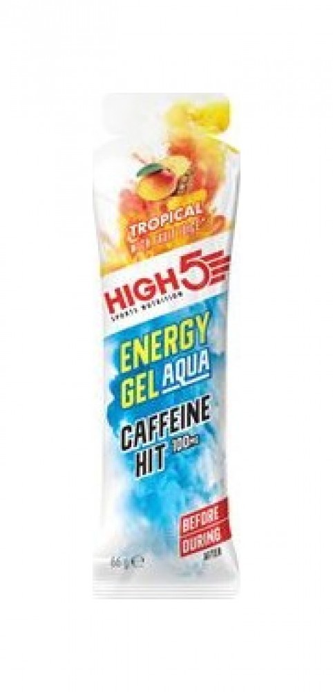 Energy Gel Aqua Caffeine Hit 66 g tropické ovoce