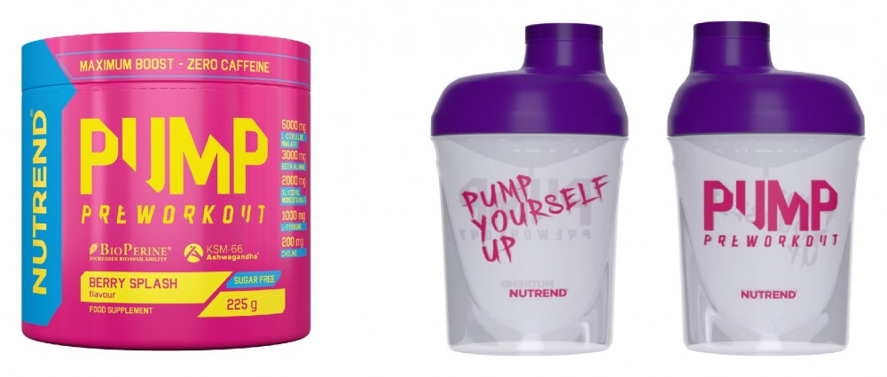 Pump  225 g + šejkr 300 ml