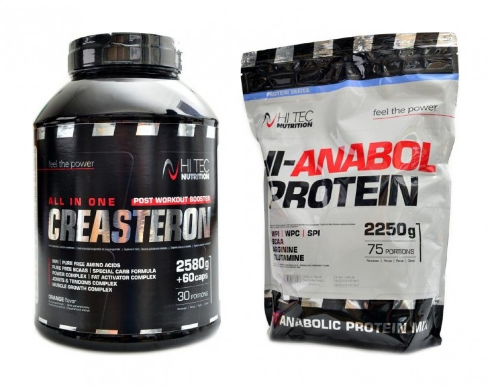 Creasteron upgrade 2580 g + 60 kapslí + Hitec nutrition Hi Anabol protein 2250 g