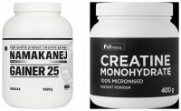Gainer 25 4000g  + Fitmess Fitmess Creatine Monohydrate 400g 